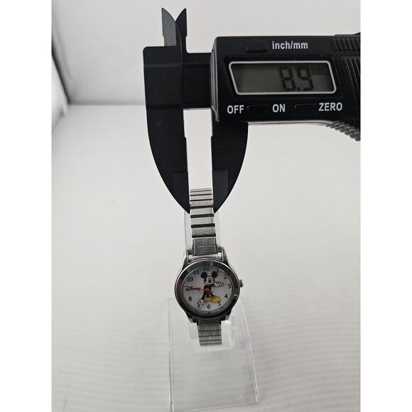 Disney Mickey Mouse Watch With Stainless Steel Band by SII  Ladies Disney SII Mickey Mouse Character Quartz Watch New Battery Runs